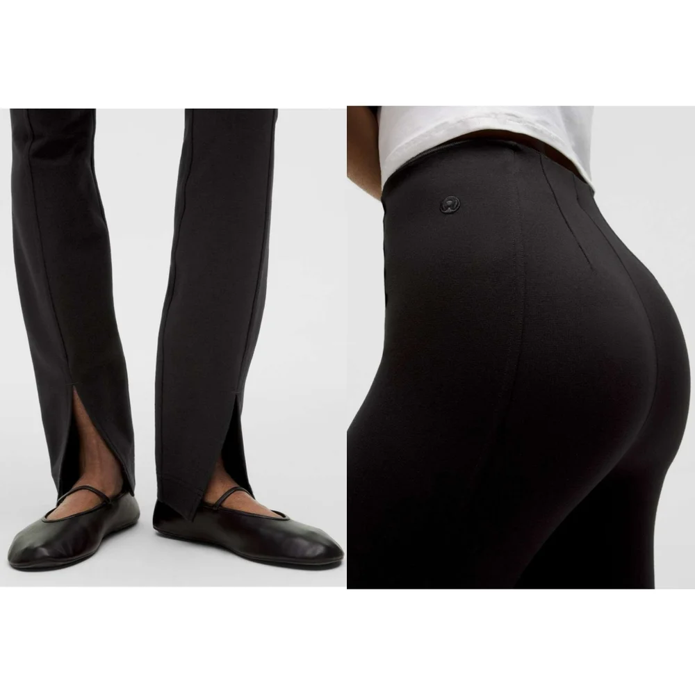 NWT Lululemon Stretch Knit High-Rise Pull-On Pant *Regular Women's Black Sz XXXS - Picture 5 of 16